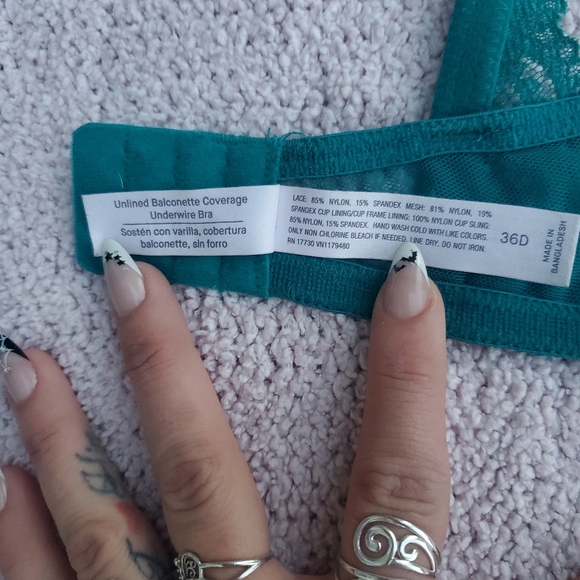 Auden Unlined Lace Bra 36D - Picture 5 of 5